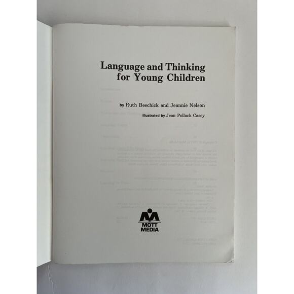 Language and Thinking for Young Children by Jeannie Nelson and Ruth Beechick - Picture 2 of 7